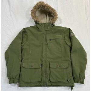 Snowboard Ski Jacket Women's Small Sherpa Lined 10000mm Waterproof Winter Empyre